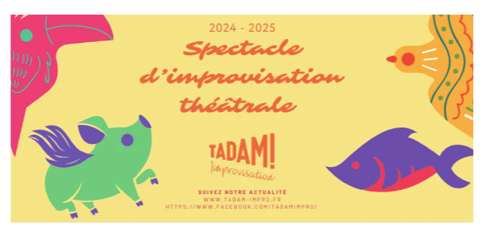 Spectacle improvisé - 9 avril 2025 à 20h - Du Tact au Tacle